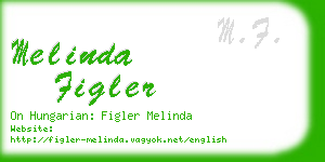 melinda figler business card